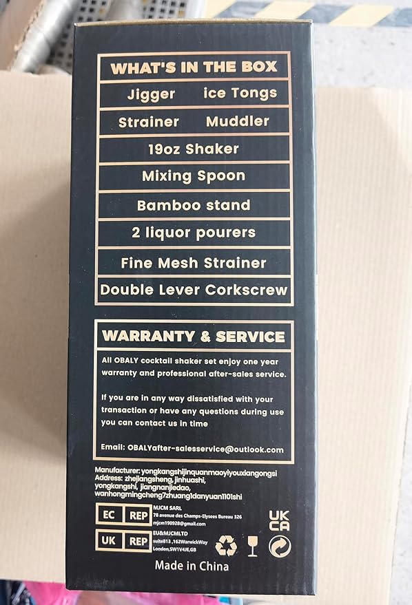 Bartender Kit 11-Piece Cocktail Shaker-Muddler for Cocktails 25oz Boston Shaker-Bar Accessories with Stylish Bamboo Stand Mix Drink Shaker kit Perfect Martini kit with Cocktail Recipes