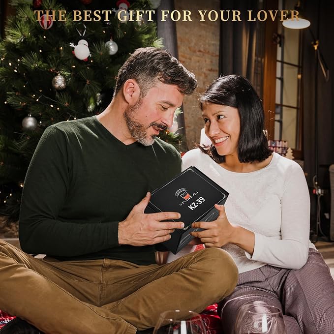 Electric Whiskey Smoker Kit with 5-Color LED Lighting & 6 Wood Chips, No Butane Old Fashioned Smoker Kit Bartender Kit for Cocktail Shaker, Cocktail Smoker Kit for Fathers Day, Gifts for Him