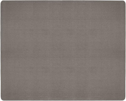 House, Home and More Skid-Resistant Carpet Indoor Area Rug Floor Mat - Gray - 8 Ft X 10 Ft - Non Slip Rubber Backing, Stain Resistant, Dog Friendly, Living Room Bedroom Kitchen Entryway