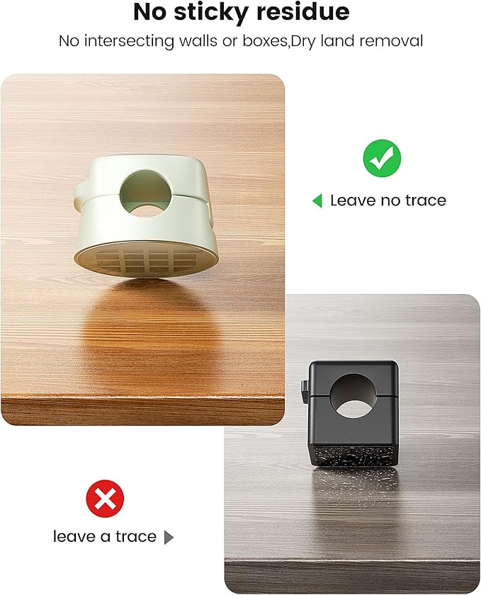 6 Pack Magnetic Cable Clips – Cord Organizer & Holder, Toocki Adhesive Cable Management, Wire Holder for USB Charging Cables, Ideal for Home, Office, Car, Desk, and Nightstand-Green