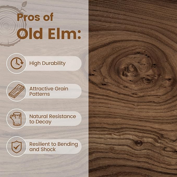 Rustic Elm Wood Floating Shelf for Wall, Live Edge 55"W x 9.2"D x 1.4"H, 1 Pack with Invisible Bracket, Large Wall Mounted Storage Shelf for Living Room Bedroom Kitchen Bathroom Decor, Walnut Finish