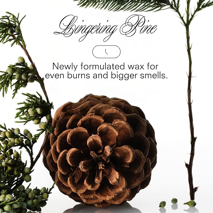 Boy Smells XXMAS Tree Large Candle – Holiday Pine & Evergreen Soy Wax Candle for Winter Home Décor – Fresh Forest Christmas Candle – 27oz