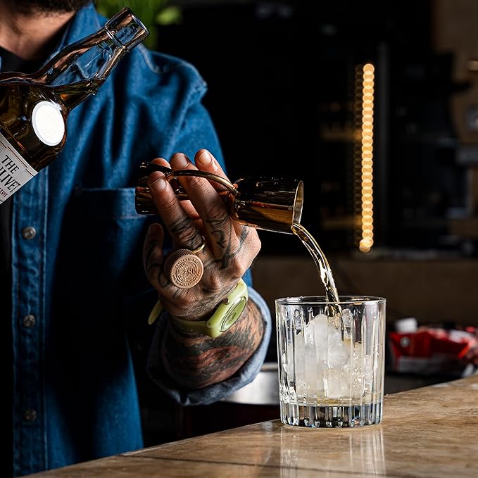 Whiskey Glasses Set of 2 - Clear Shot Glasses Bar - Crystal Tumblers for Drinking Scotch Bourbon Whisky Cocktail Cognac Vodka - Premium Quality Drinking Glasses - Best Idea for Christmas Gift – 10oz