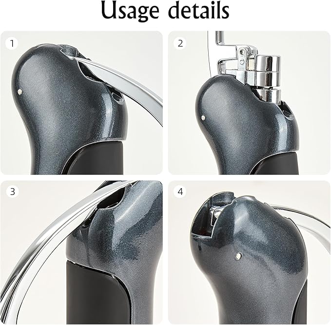 Vertical Corkscrew Wine Opener - One-Pull Smooth extraction with Foil Cutter Instant Lever Corkscrew