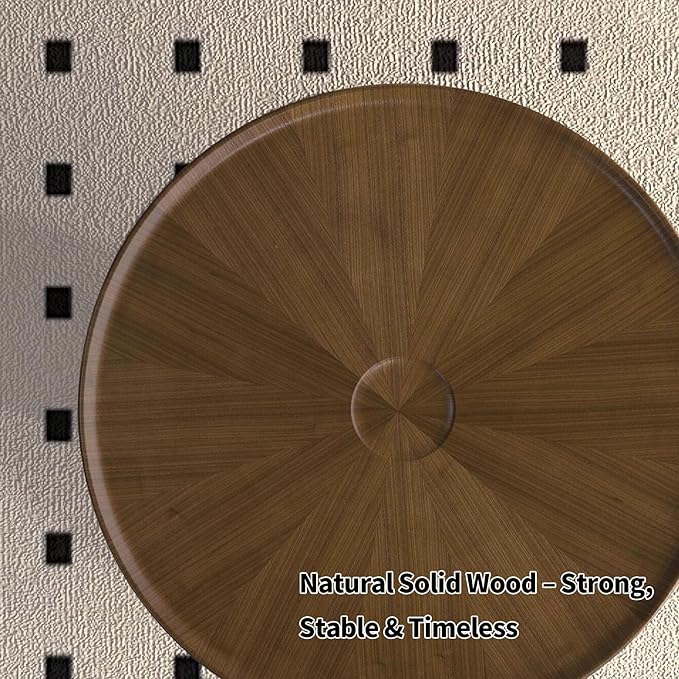 Luxury Solid Wood Coffee Table with Hidden Drawer, Fully Assembled Square Center Table for Living Room, Raised Edge Design, No Installation Needed, Premium Walnut Finish (39.37" Coffee Table)