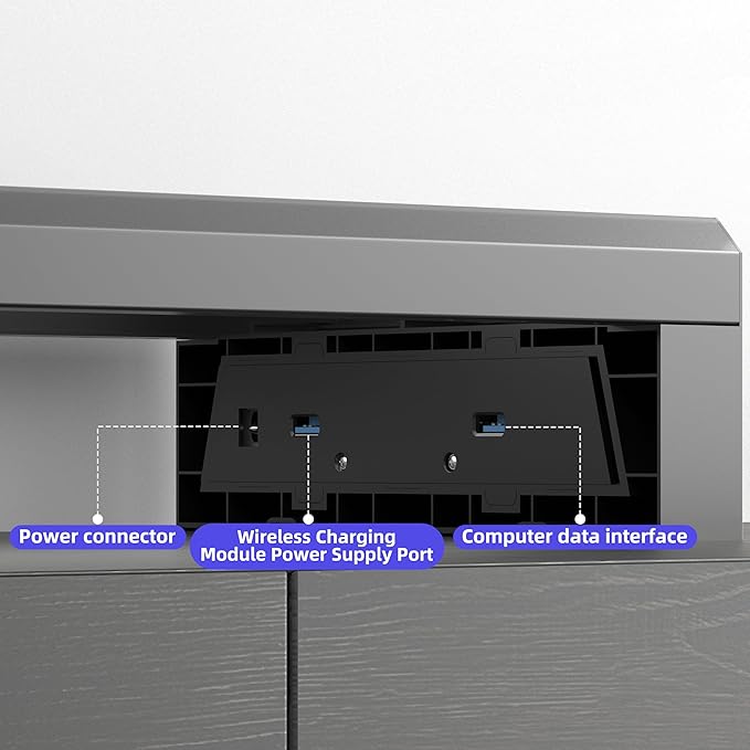 Computer monitor stand (Wireless Charging, Two-layer 700mm)