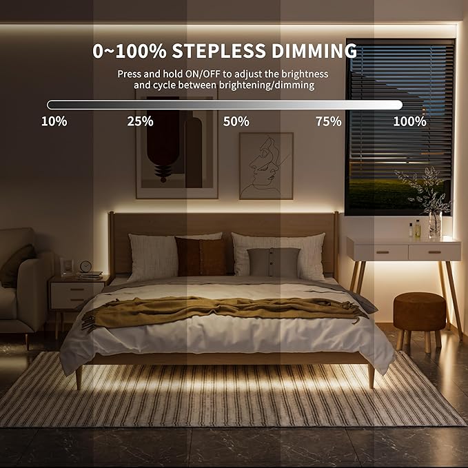 PAUTIX COB LED Strip with Motion Sensor,5V USB LED Tape Light 4000K Natural White 9.84ft/3m,CRI90+ Super Bright 960LEDs,Dimmable Motion Activated LED Strip Light for Bedroom,Cabinets,Kitchen,Closet