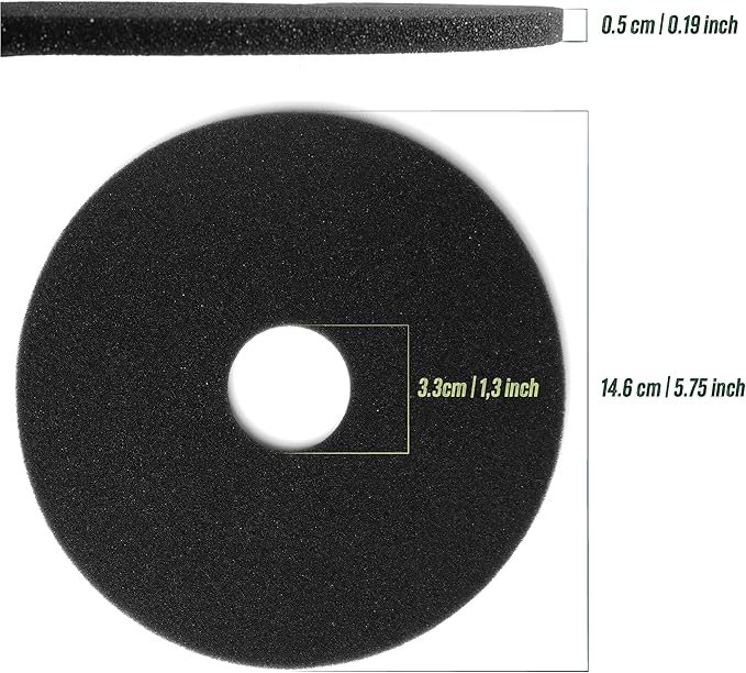 5Pcs Bar Salt Rimmer Sponges | Black Replacement Sponge Set for Glass Margarita Salter | Salt Rimmer for Cocktails