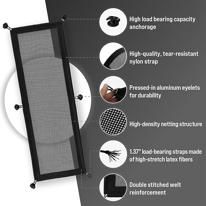 Cable Management net - Under Desk Cable Management Tray - Cable net - Wire Management Under Desk - Cord Organizer