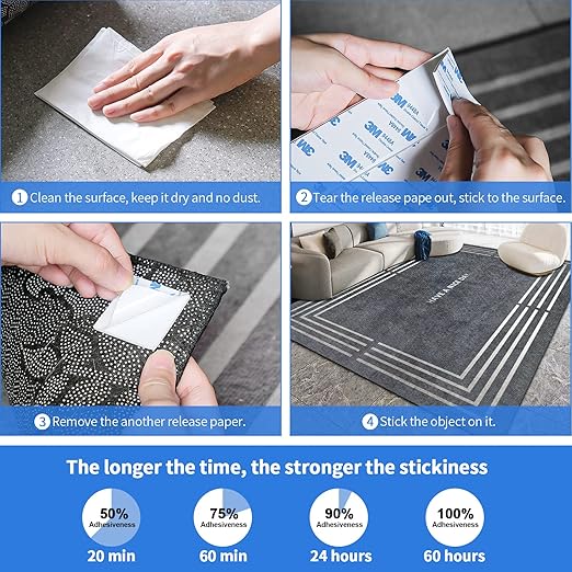 Adhesive Replacement Strips for Ring Contact Sensor 2nd Gen, Pre-Cut Double-Sided Tape 12-Pack, Compatible for Ring Door Sensor, Easy Installation & 100% Fit(White)