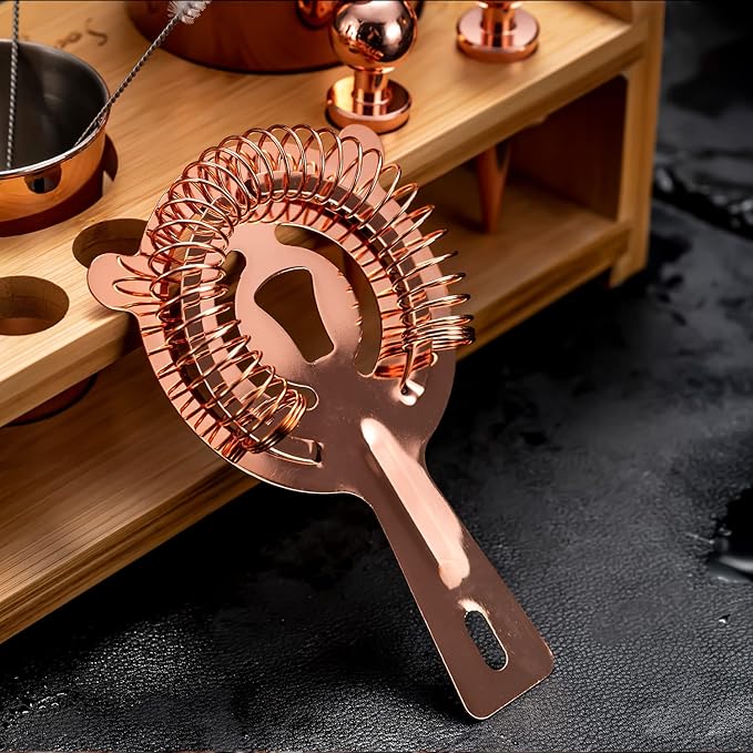 SOING Mixology 24-Piece Bartender Kit,Perfect Home Cocktail Shaker Set for Drink Mixing,Stainless Steel Bar Tools with Stand,Velvet Carry Bag & Recipes Cards Included