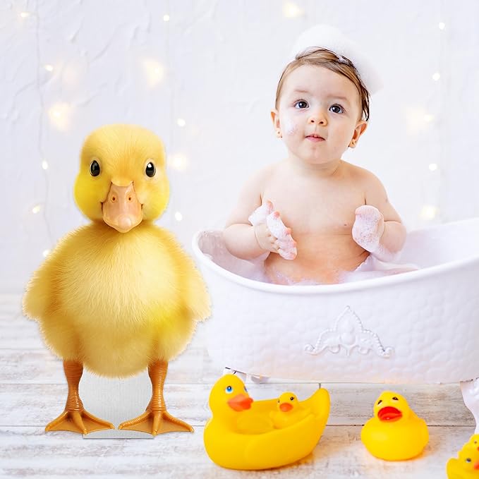 Duckling Life Size Standee - 2FT Freestanding Coroplast Cutouts | Farm Animal Standup Photo Booths, Birthday & Halloween Decorations