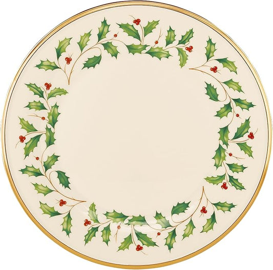 Lenox 146504000 Holiday Dinner Plate, Christmas Dinnerware