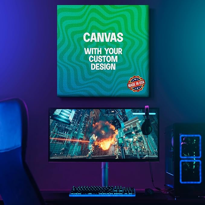 BCB Print Custom Wall Canvas Poster | Personalized Photo-to-Canvas Print for Bedroom, Living Room, Kitchen & Office | Made in USA | Fast Delivery | HD Edition