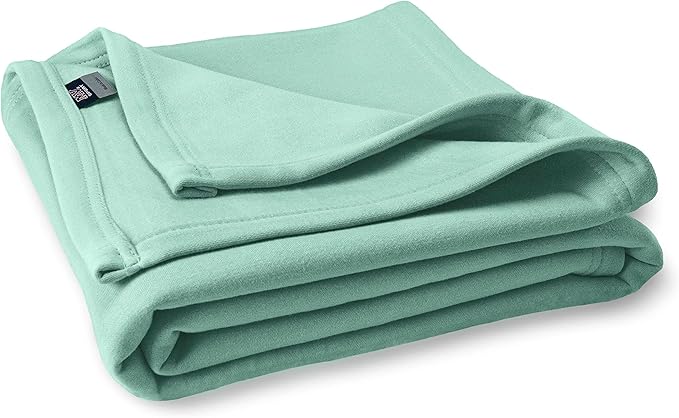 MV Sport Lightweight Sweatshirt Blanket Throw – Warm & Cozy, Breathable Oversized Fleece Knit, Couch, Bed, Travel, Cold Nights, and Outdoors – Soft Light Weight Blanket 54" x 84" Ocean