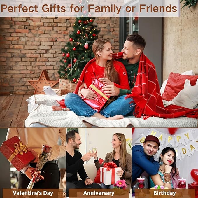 Round Rattan Serving Tray with Mother of Pearl Inlay & Coaster, Boho Wicker Basket, Decorative Coffee Table Tray for Table Decor, Storage and Display of Coffee Bread Fruit (Plume)