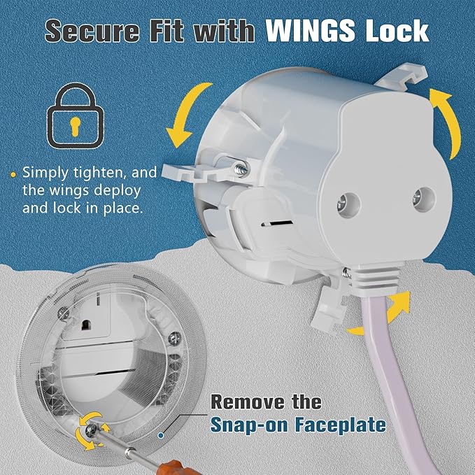 in Wall Cable Management Kit, Power & Low Voltage Wire Organizer with Hole Saw Drill for Easy TV Wall Mounting, TV Cord Hider for Wall & Clean Look