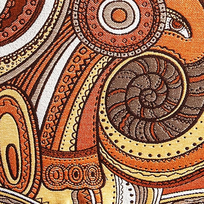 13×72 Inch Table Runner, Retro-Luxury Tassels Series for Kitchen Dining Table Holiday Decoration (Spiral Arts)