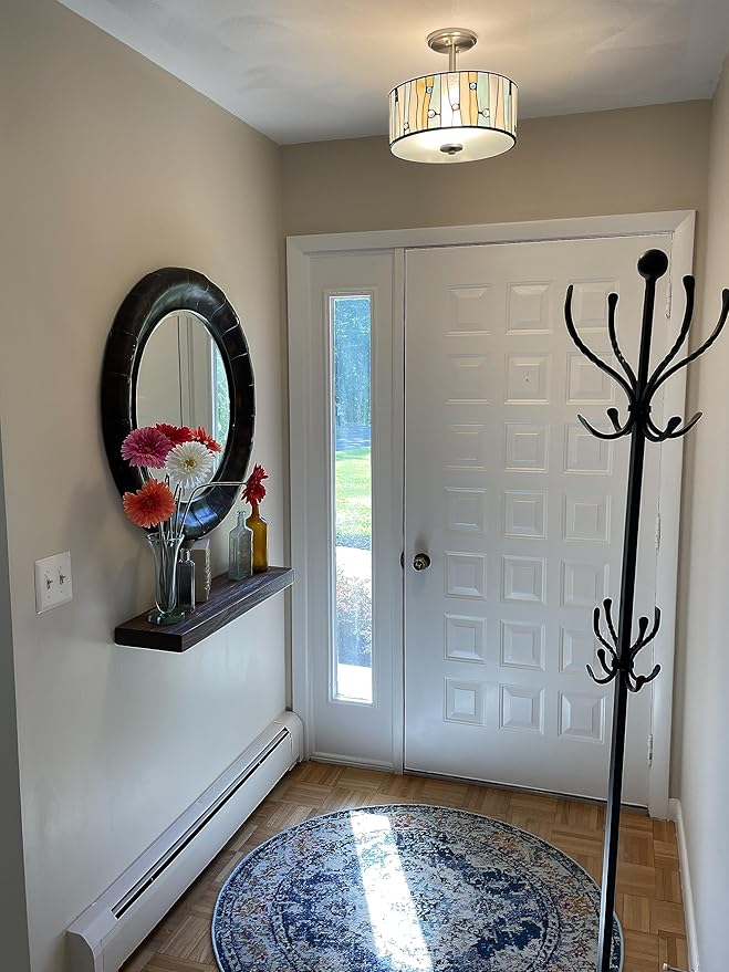 joelsantiques 30 Inch Wooden Floating Shelves for Wall - 30x6x2 in - Made of Natural Wood - Long Heavy Duty Rustic Wall Shelves for Bedroom - Perfect for Living Room, Kitchen - Mocha