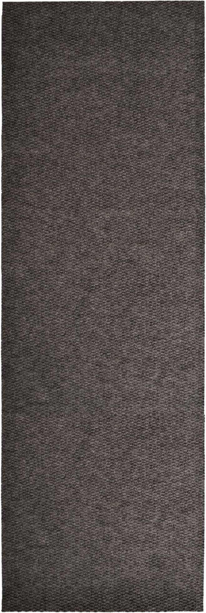 iCustomRug Hallway Runner Rug – 3x18ft Brown, Indoor/Outdoor, Non-Slip Rubber Backing, Low-Profile All-Weather Carpet, Non-Shedding & Easy Care, Entryway Mat Ideal for High Traffic Areas