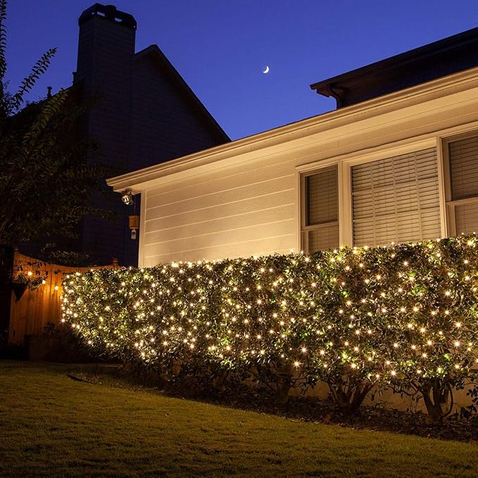 Lighting EVER Plug in Fairy Lights with Switch 66 ft 200 LED String Lights, Warm White Copper Wire Lights Waterproof Indoor Outdoor Decorative Fairy Lights for Bedroom, Patio, Garden, Balcony, Dorm