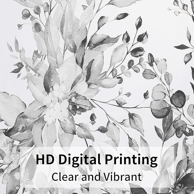 QiyI No Hook Shower Curtain with Snap in Fabric Liner, Grey Eucalyptus Shower Curtain with See Through Top Window, Waterproof Washable Cloth Ringless Shower Curtain Set for Bathroom, 36 x 75