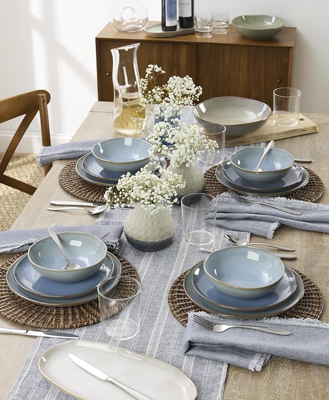 Oneida Mooncrest 20-Piece Flatware Set, Service for 4, Silver