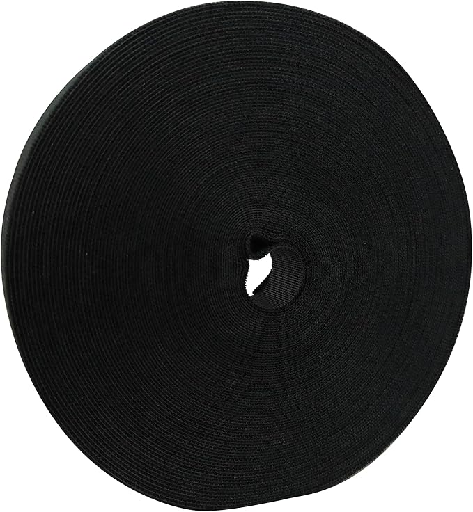 27 Yards x 1Inch Reusable Cable Ties - BSELEYY Adjustable Cord Straps Cable Management Tape Cord Organization Straps Hook Loop Tape Cord Wrap for Home,Office, Wire Bundling