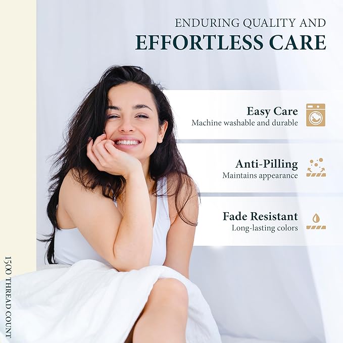 Ashton Sheets 100% Egyptian Cotton Pillow Cases King Size Set of 2 - Luxury 1500 Thread Count Sateen Weave Navy Blue Pillow Covers, Silky Soft, Breathable & Cooling Pillowcases, Fits King Size Pillows