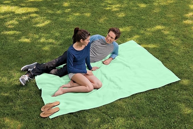 MV Sport Lightweight Sweatshirt Blanket Throw – Warm & Cozy, Breathable Oversized Fleece Knit, Couch, Bed, Travel, Cold Nights, and Outdoors – Soft Light Weight Blanket 54" x 84" Key Lime