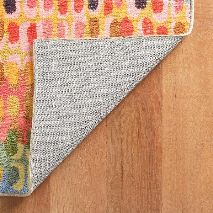 Dash & Albert Paint Chip Multi Machine Washable Rug, 8.5 X 11.5 Feet, Multicolored Geometric Pattern