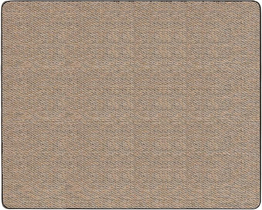 House, Home and More Skid-Resistant Carpet Indoor Area Rug Floor Mat - Black Ripple - 8 Ft X 10 Ft - Non Slip Rubber Backing, Stain Resistant, Dog Friendly, Living Room Bedroom Kitchen Entryway