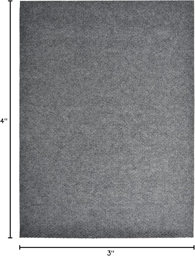 iCustomRug Entryway Door Mat – 3x4ft Grey, Indoor/Outdoor, Non-Slip Rubber Backing, Low-Profile All-Weather Carpet, Non-Shedding & Easy Care, Entryway Mat Ideal for High Traffic Areas