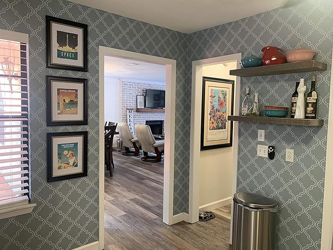 joelsantiques - 30 Inch Wooden Floating Shelves for Wall - 30x6x2 in - Made of Natural Wood - Long Heavy Duty Rustic Wall Shelves for Bedroom - Perfect for Living Room, Kitchen - Gray, Grey