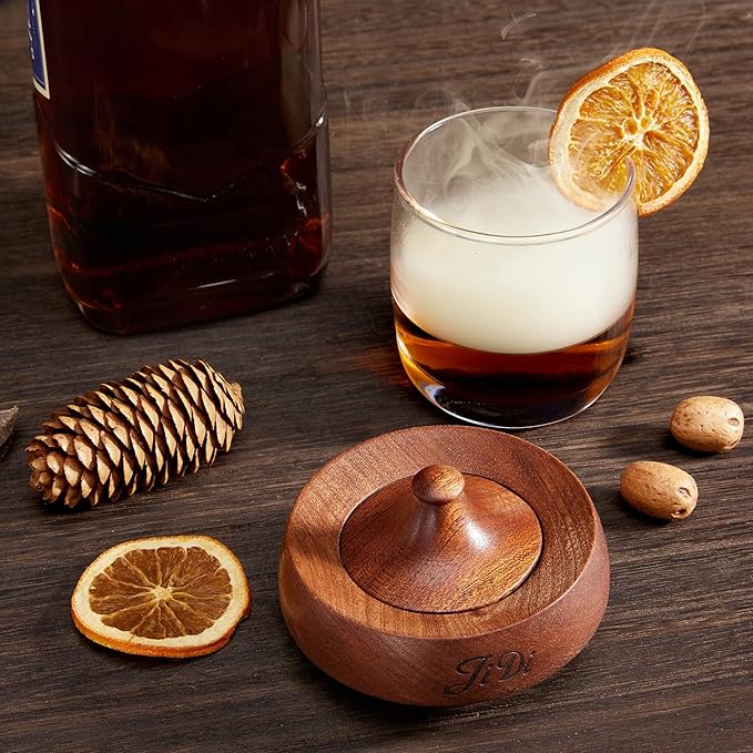 Whiskey Smoker Kit with Torch & Wood Chips, Cocktail Smoker Kit, Old Fashioned Drink Smoker Kit, Bourbon Birthday ，Upgrade Your Home Bar - Ideal Gifts for Men, Dad, Boyfriend(NO Butane)