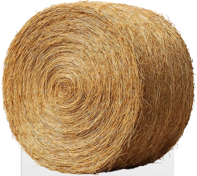 Hay Bale Life Size Standee - 2FT Freestanding Coroplast Cutouts | Props Standup Photo Booths, Birthday & Halloween Decorations