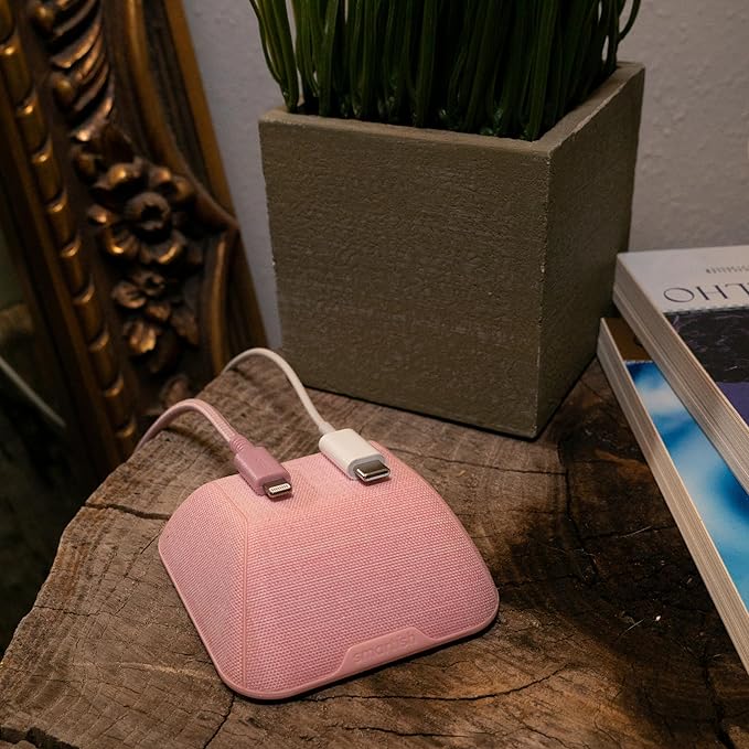 Smartish® Magnetic Cord Holder - Cable Wrangler Organizer with Magnet Clips for Charger Management on Desktop, Nightstand, or Side Table for All Cables, USB-C, Lightning Cables - Teal Me More