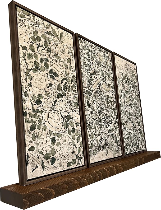 joelsantiques 60 Inch Wooden Floating Shelves for Wall - 60x6x2 in - Made of Natural Wood - Long Heavy Duty Rustic Wall Shelves for Bedroom - Perfect for Living Room, Kitchen - Medium Brown