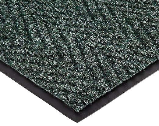NoTrax 118 Arrow Trax Entrance Mat, for Main Entranceways and Heavy Traffic Areas, 2' Width x 3' Length x 3/8" Thickness, Hunter Green