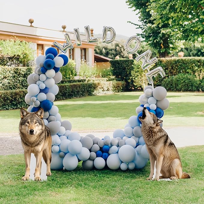 Wolf Life Size Standee - 3FT Freestanding Coroplast Cutouts | Safari Animal Standup Photo Booths, Jungle Party, Birthday & Halloween Decorations