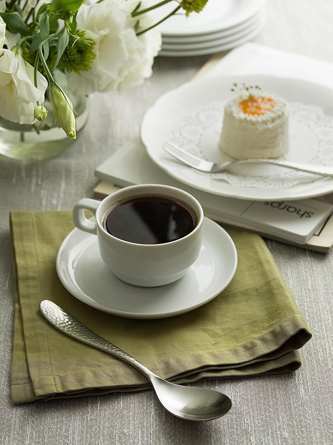 Matte Silverware Set, 18/10 Stainless Steel Satin Flatware, Modern Brushed Finish Cutlery, Dishwasher Safe & Durable, Built to Last (60-Piece, Marettimo Hammered)