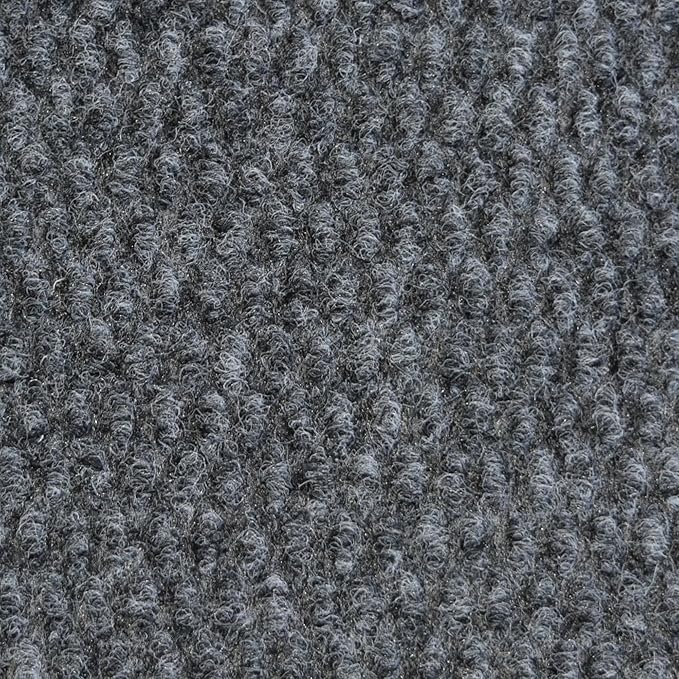 iCustomRug Hallway Runner Rug – 3x12ft Charcoal, Indoor/Outdoor, Non-Slip Rubber Backing, Low-Profile All-Weather Carpet, Non-Shedding & Easy Care, Entryway Mat Ideal for High Traffic Areas