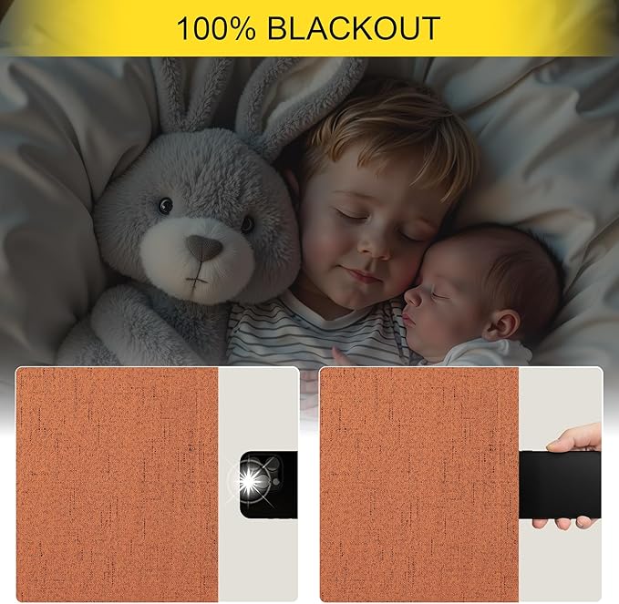 Burnt Orange Blackout Curtains for Living Room 108 Inches Long 2 Panels Back Tab Thermal Black Out Window Drapes for Bedroom Patio Sliding Glass Door Vertical Blinds Home Office Farmhouse Decor 52x108