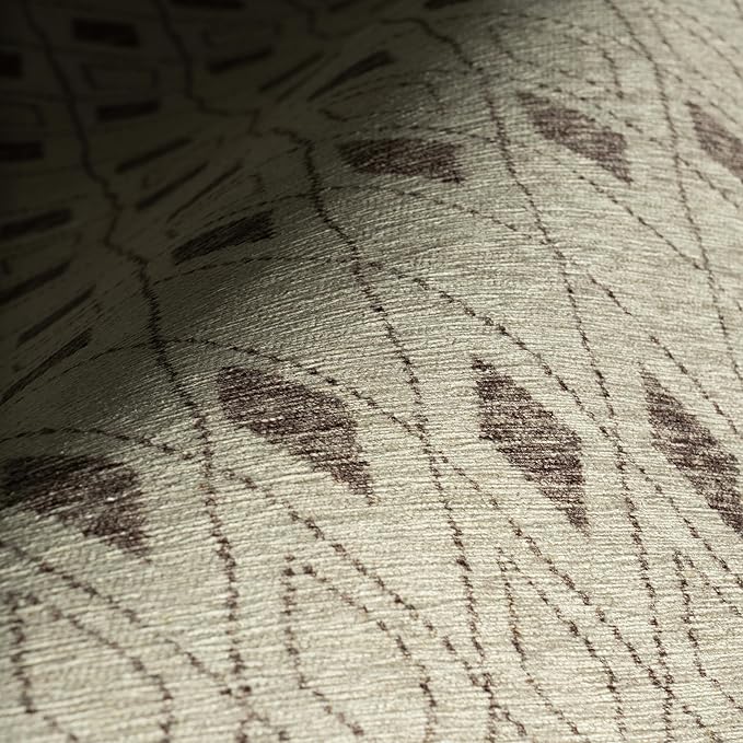 Dash & Albert Chandler Tan Machine Washable Rug, 8.5 X 11.5 Feet, Tan Geometric Pattern