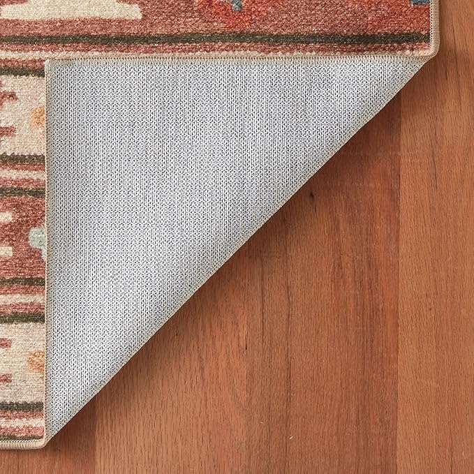 Dash & Albert Canyon Natural Machine Washable Rug, 2 X 3 Feet, Natural Geometric Pattern - Premium Luxury Hotel Quality Soft Breathable Hypoallergenic Machine Washable Easy Care All Season