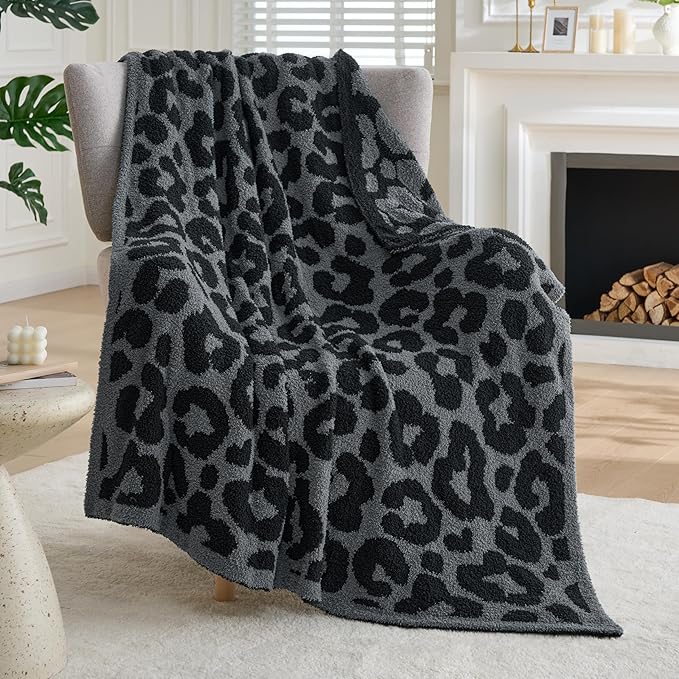 Joiedomi Throw Blanket for Couch Bed Sofa, Knitted Blankets Gifts for Women Mom Girls, Cozy Cute Soft Throw Home Room Decor Aesthetic for Women Mothers Birthday Gifts 50x60 Inches