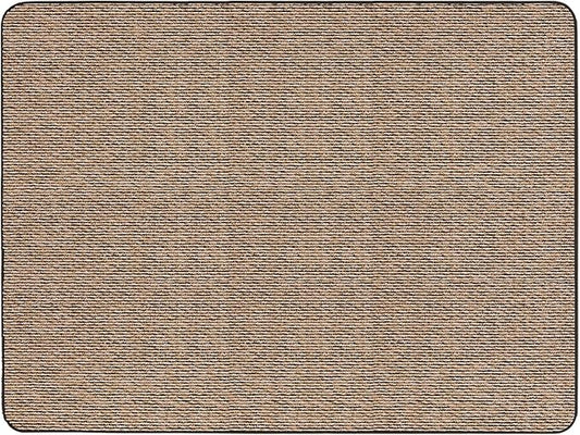 House, Home and More Skid-Resistant Carpet Indoor Area Rug Floor Mat - Black Ripple - 6 Ft X 8 Ft - Non Slip Rubber Backing, Stain Resistant, Dog Friendly, Living Room Bedroom Kitchen Entryway