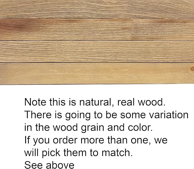 joelsantiques - 54 Inch Wooden Floating Shelves for Wall - 54x6x2 in - Made of Natural Wood - Long Heavy Duty Rustic Wall Shelves for Bedroom - Perfect for Living Room, Kitchen - Natural