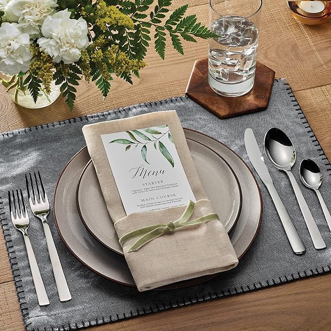 Tramontina 20 Piece Silverware Set - Oslo Utensils Set