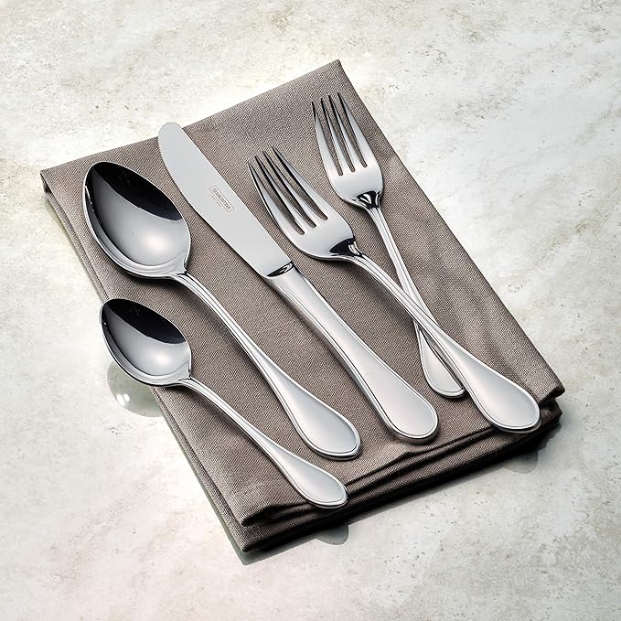 Tramontina 20 Piece Silverware Set - Italy Utensils Set